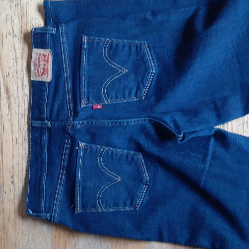 Levi's Women's Boot Cut Jeans - Dark Blue - Picture 4 of 5